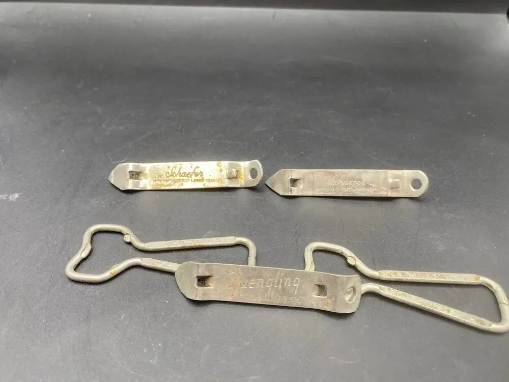Lot of 5 Vintage - Beer Bottle/ Can Opener - Yuengling ,Schaefer , Schmidt’s